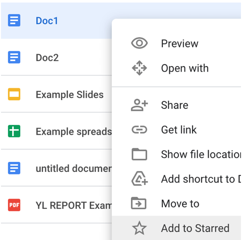 clear quick access google drive