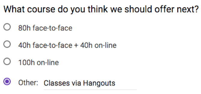 Google Forms - Types Of Questions - Learning Google Workspace & Apps Script